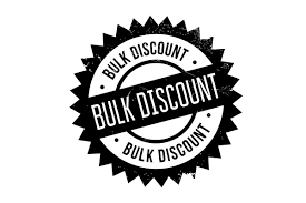 Bulk & Big Discounts