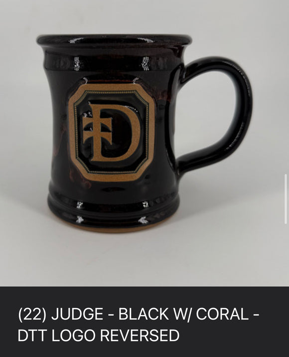JUDGE BLACK |CORAL | DTT LOGO
