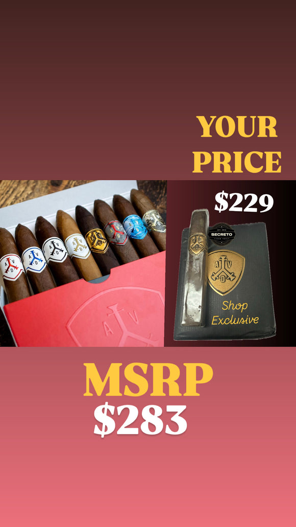 ADVentura Captain’s Collection & Kings Gold Box Press Robusto “Secreto Exclusive”