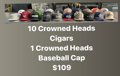 $109 Crowned Heads Sampler & Cap