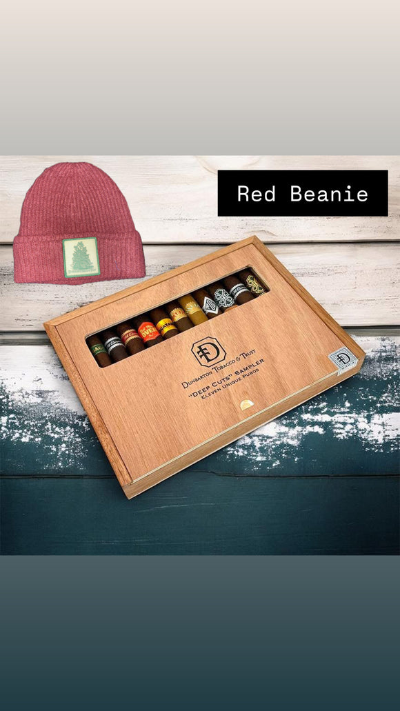 Deep Cuts Sampler + Red Beanie